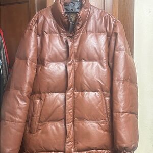 MCM Chestnut Puffer Jacket